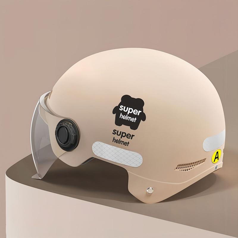 1 Piece Summer Woman Electric Motor Car Scooter Bike Open Face Half Helmet Men Motorcycle Helmet Anti Safety Hat Bicycle Cap