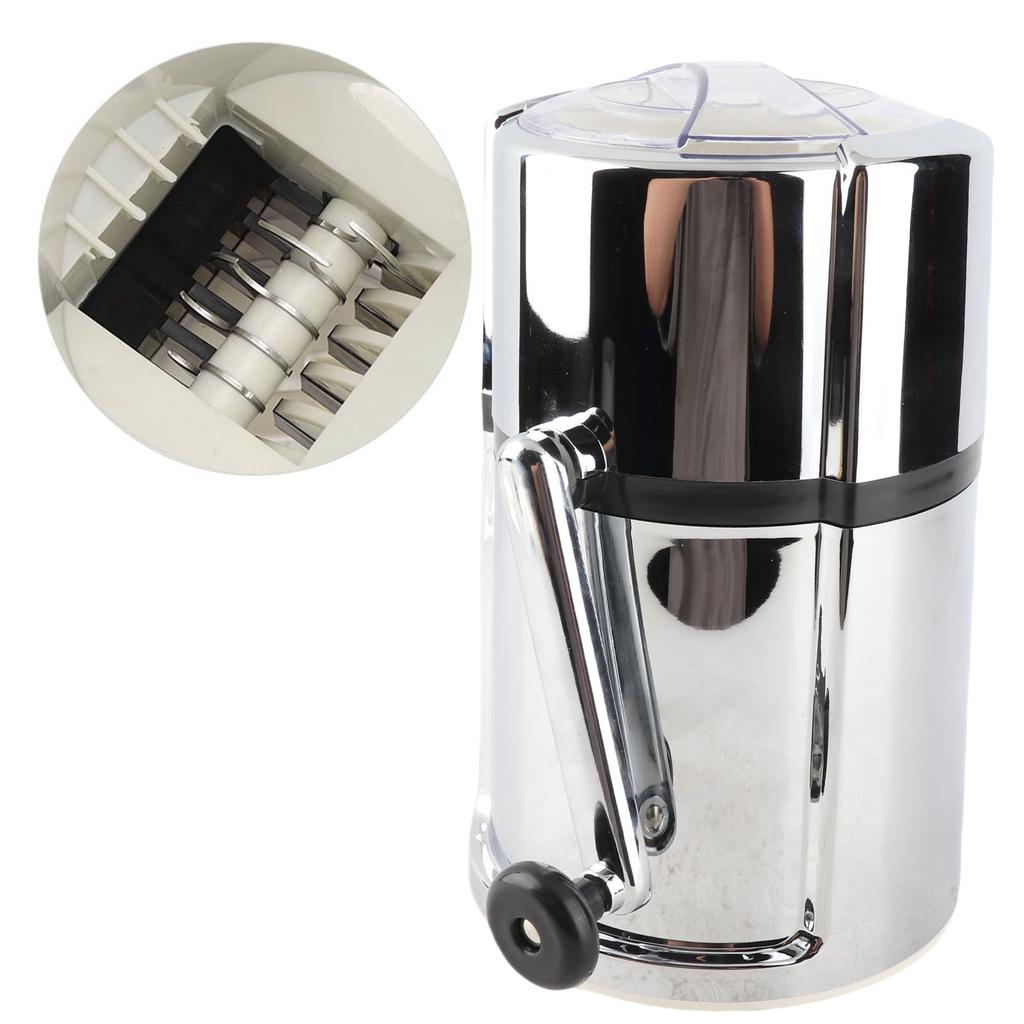 Manual Ice Crusher Commercial Household Portable Hand Crank Shaved Ice Crusher