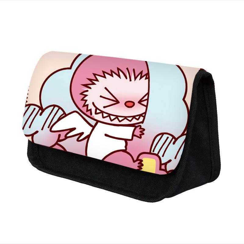 Neue Grundschüler Cartoon Doppelschicht Mäppchen niedliches Kinderetui Polyester Mäppchen