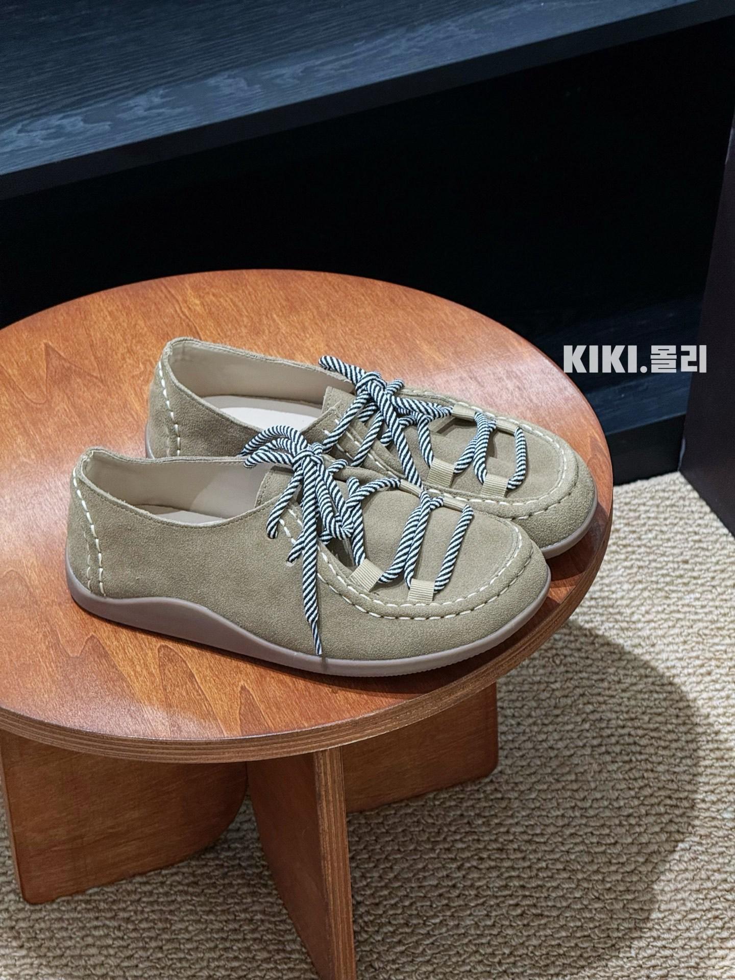 

Leather kangaroo shoes women s 2025 spring new retro women s shoes platform small leather shoes deep mouth single shoes heightening casual shoes 35