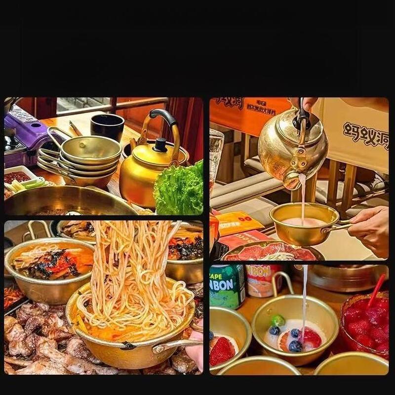 ZISIZ 304 Stainless Steel Multi-Purpose Bowl with Handle