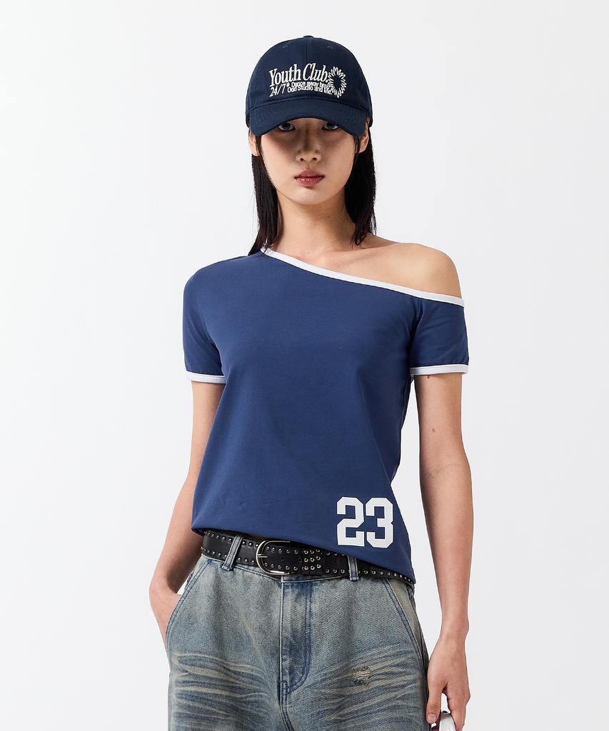 ODDSTUDIO Youth Club Embroidered Logo Ball Cap - Navy