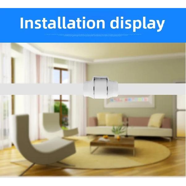 Exhaust Pipe Fan Ventilation Fan Pipe Fan Inline Duct Fan Ventilation Exhaust Blower Fans Quiet For Ducting