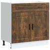 VidaXL Kitchen Cabinet Porto Smoked Oak Engineered Wood 853982