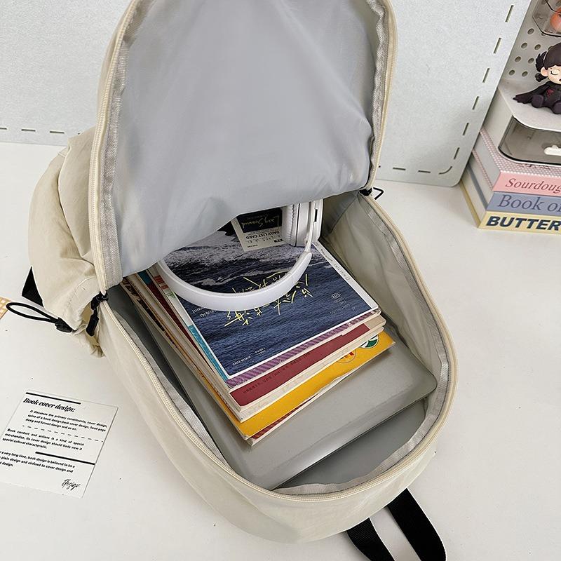 Travel Large Capacity Backpack High School Junior High School Student School Bag Simple Versatile Casual Backpack