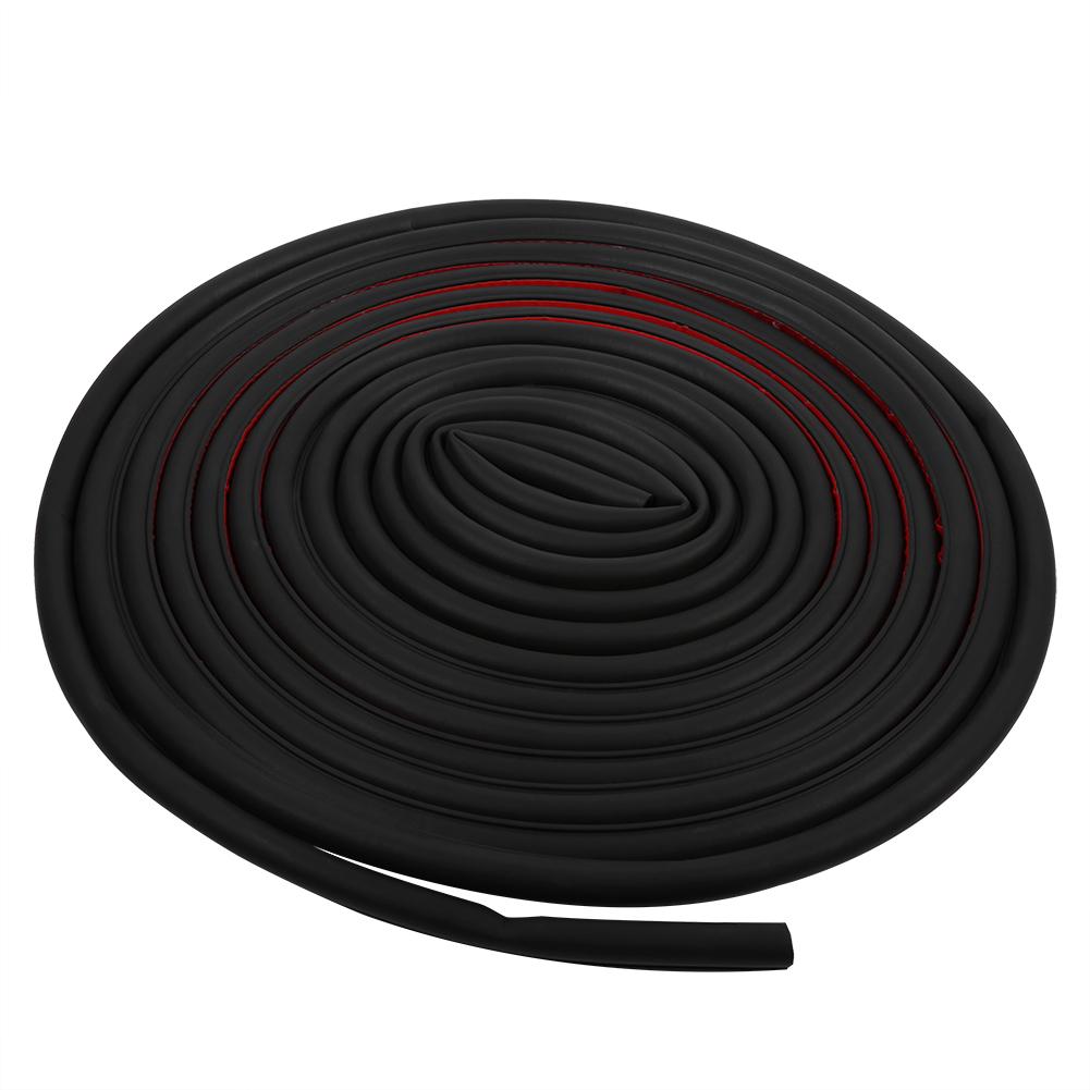 Автомобильная уплотнительная лента, 8 м, большая, для дверей и капота автомобиля, резиновая, полая полоса, уплотнитель