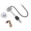 High Resolution Fuel Level Sending Unit and Gauge Kit 8in Stainless Steel Fuel Water Level Sensor for Boat Truck RV Car
