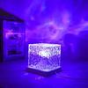 Night Light Projector Cube Light, Luminor the Cube Lamp, Corded Ocean Lamp, Northern Lights Projector Lights with 16 Colors and Dynamic Ripple Effect