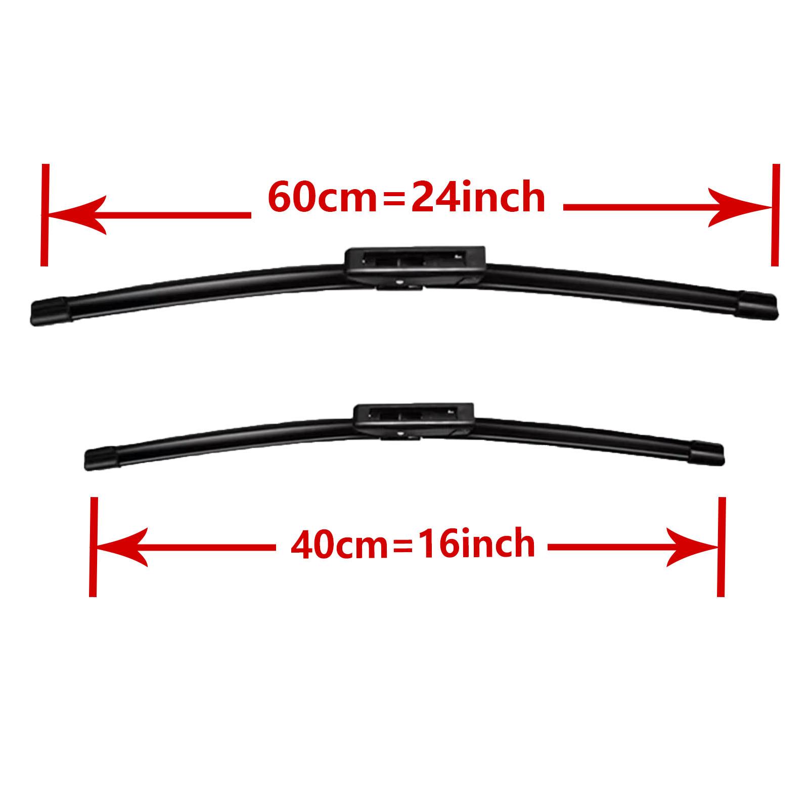 Suitable for peugeot 301 wiper for peugeot 301 wiper blade 24 inch + 16 inch wiper 2013-2025 чёрный