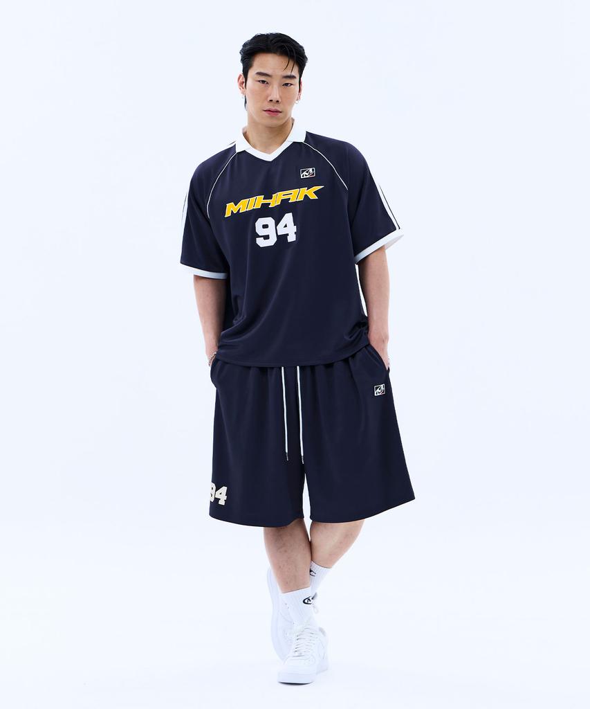 Mihag 94 Football Jersey Half Shorts (Navy)