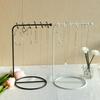 Jewelry Stand Display Necklace Stand Metal Plated Desktop Jewelry Storage Tower for Hanging Pendants Earrings Bracelet Rin