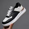 Men Outdoor Shoes Flat Classic Black Sports Shoes Lace Up Genuine Leather Skateboard Board Shoe Walking White Leisure Sneakers