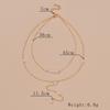 Pearl Temperament Long Necklace Simple Metal Double-layer Adjustable Collarbone Chain
