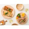 Swanson Trading Co., Ltd. Rubberwood Pizza Plate 330 Natural PZ-203