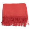 Hermes Cashmere/wool Fringe Scarf OrangeUsed