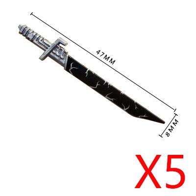 MOC Building Block Medieval Solider Knight Figures Toy Weapons Accessories Sword Axe Bow Sword Ten Spear Crossbow Mini Bricks
