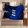 BIRMINGHAM CITY Personalized Fleece Blanket With Football Logo, Custom Name Text Soft Warm Home Throw Blanket