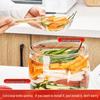 Glass Food-Grade Kimchi Jar for Pickling, Sauerkraut, and Vegetables - Wide-Mouth, Thickened Glass, Sealed for Home Use