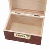 Password Lock Locking Money Storage Box With Handle Wooden Material Wooden Treasure Chest Small Size Security