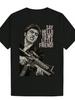 Casual Summer T-shirt - "Say Hello To My Little Friend" Graphic Tee