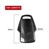 Carbon Fiber Gear Shift Knob Shifter Lever Cover Trim For Corvette C8 2020-2022