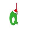 1Pcs Christmas Decoration Green Letter Hanging Christmas Tree Pendant Ornament for Home Decor Navidad New Year 2026 Accessories