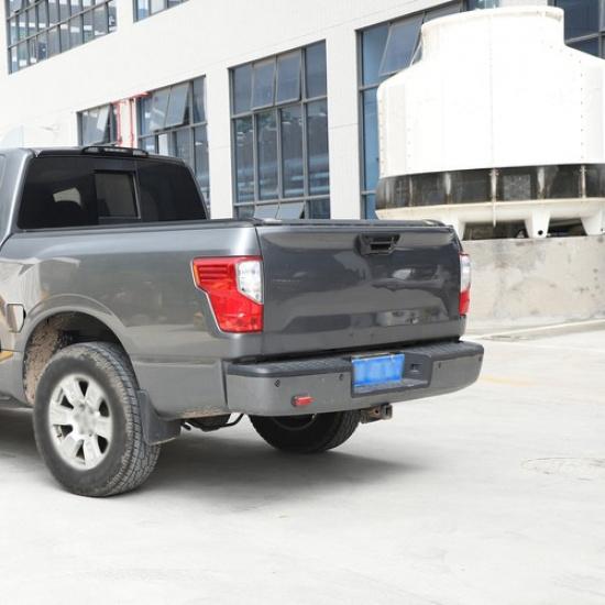 ABS Carbon Car Tailgate Handle Trim Accessories Cover For NIssan Titan 2016-