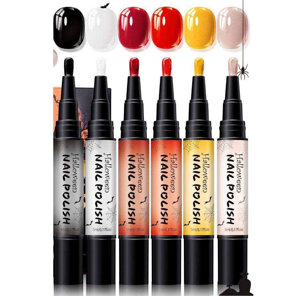 Quick Drying Nail Polish Pens High Saturated Nail Art Varnish Baking Nail Polish  Nail Art