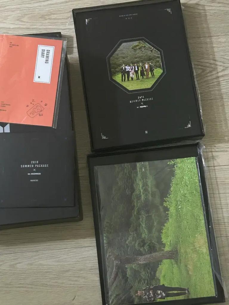 BTS (Fullback) Bangtan Boys 2019 Summer Package DVD, Big Drawing Daily Used