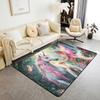 Spider Web Kids Area Rug,Black Spider Arachnid Insect Animals Indoor Floor Mat Entrance Rug for Boys Man Girls Women,Halloween Gothic Non Sl