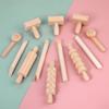Kids Dough Wooden Roller For Creative Play And Food Making Education Gift Toys
