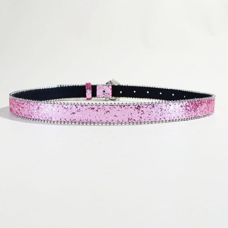 Blingbling Glitter Waist Belt for Street Dance Jean Casual Wear Trendy