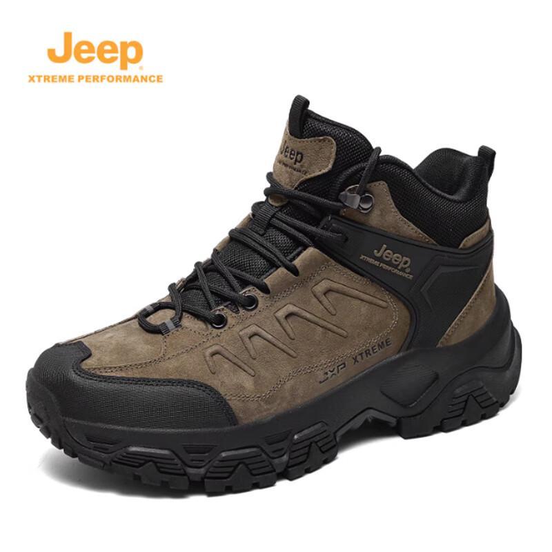 JEEP Men s Durable Mid-Cut Hiking Shoes 40