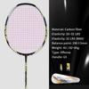 21-30 LBS Badminton Racket Carbon Fiber Man Woman Adult High Elasticity Durable Major Attack Racket Defense Competition Level