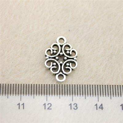 15 Pieces Connector Jewelry Findings Components Charm Bracelet Accessories Flower Connect 20x13mm B11977