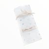Muslin Swaddle Wrap 80x80cm Double Gauze (White Stars)