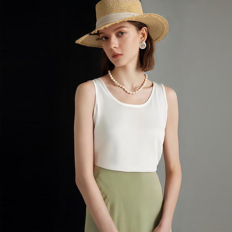 Women s Mulberry Silk Blend Satin Tank Top XL