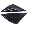1Pair Car Rear Side Vent Quarter Window Louver Shutter Cover Parts Accessories For Honda Accord 2025 Carbon Fiber Look