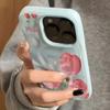 Spring Breeze Pink Tulip Floral Pattern Phone Case For iPhone 17 Air 11 12 13 14 15 16 Pro Max 15 Plus Wave Texture Back Cover