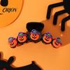 Stylish Hair Accessories for Festivals Halloween Claw Clip Women Girls, Cute Witch Hat/Pumpkin/Ghost Spooky Holiday Styling Tools Plastic Clips,