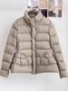 Yuyan new stand-up collar short small waist down jacket shopping mall commoner light luxury waist jacket