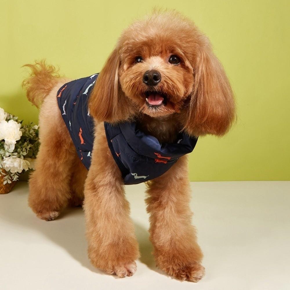 Soft Warm Pet Dog Coat Puppy Pattern Pet Dog Clothing New Thicken Pet Jacket Winter Season