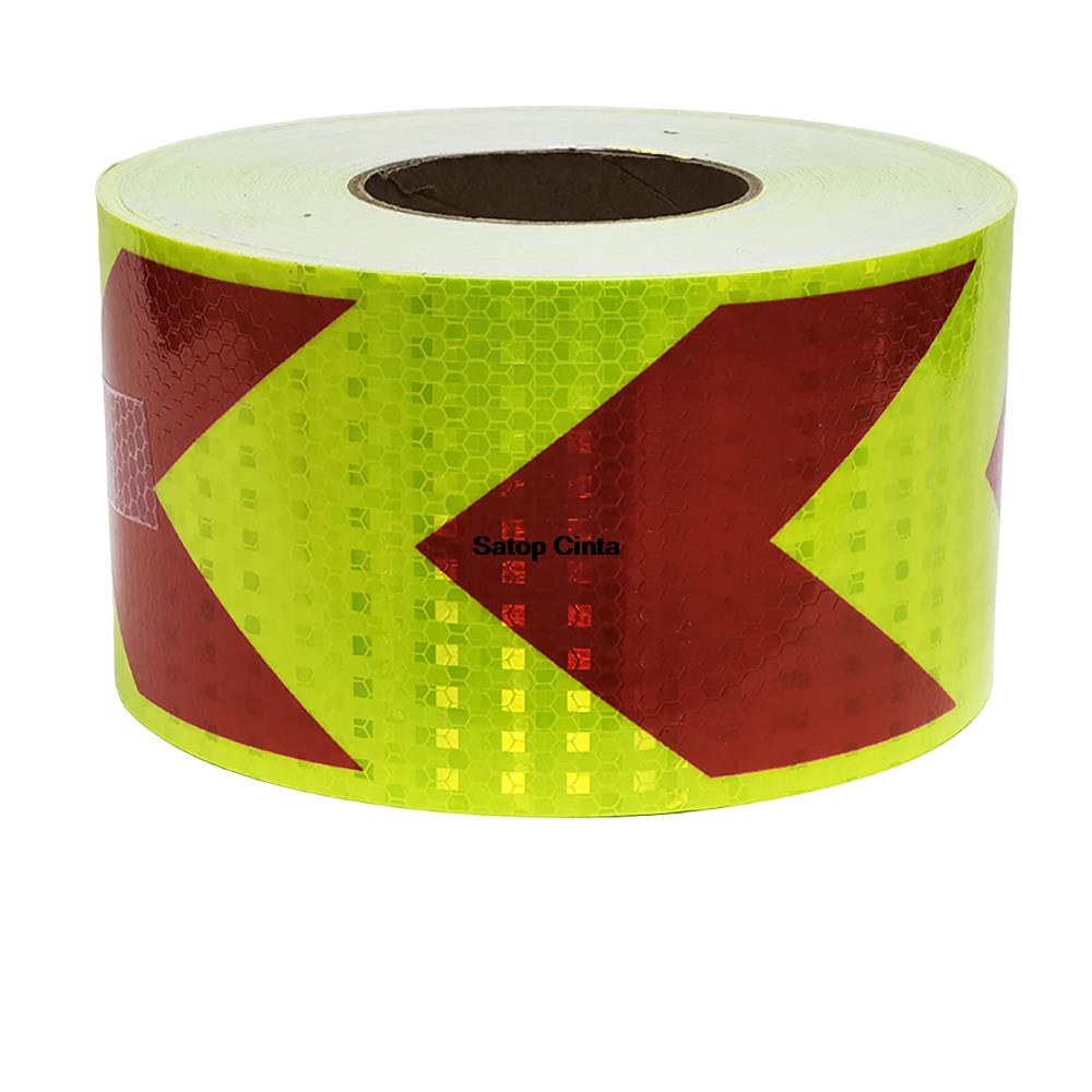 Arrow DIY 10cm*1m Reflective Adhesive Tapes Outdoor Waterproof Hazard Conspicuity Safety Warning Reflector Sticker For Car Truck