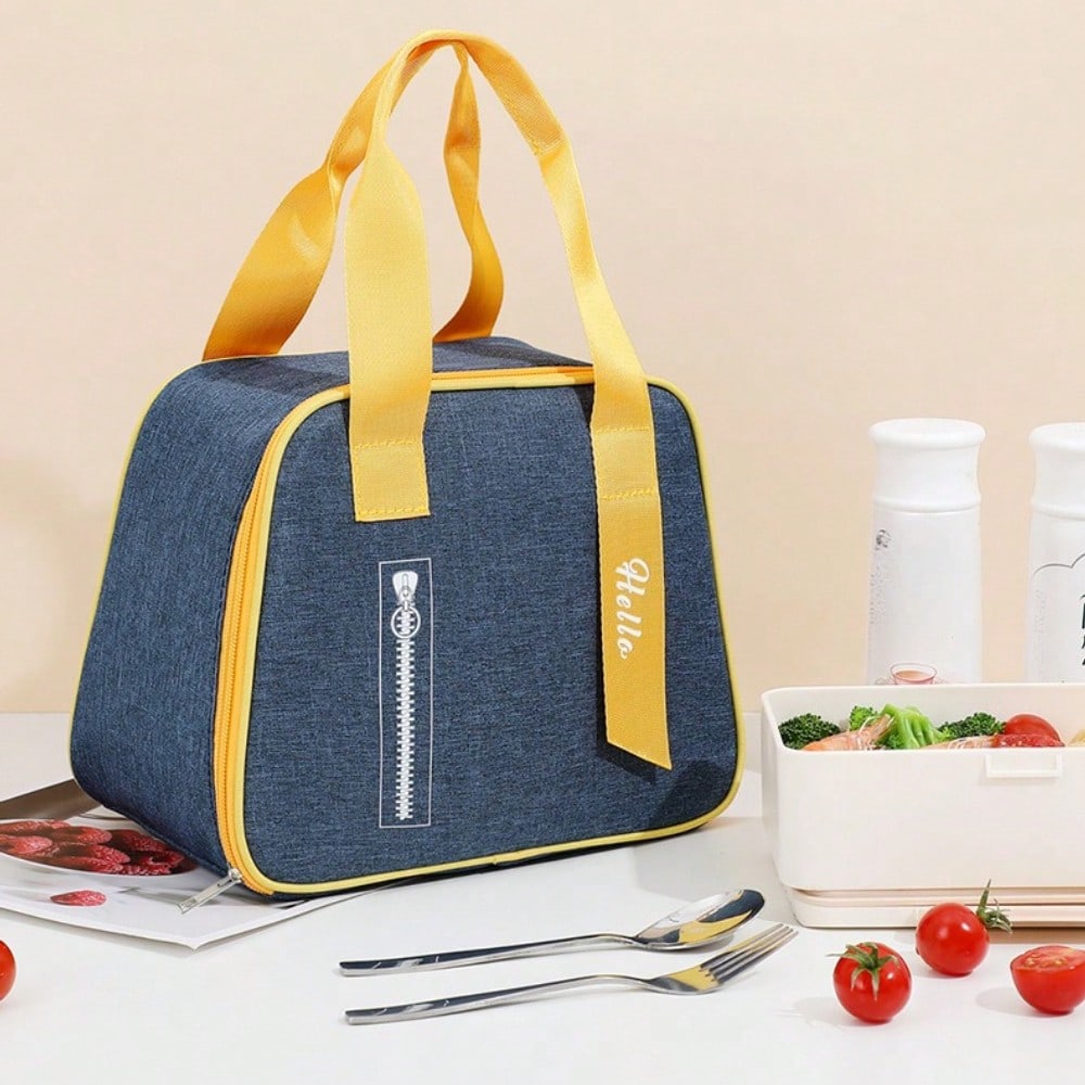 Simple Lunch Box Bag Bento Bag Portable Japanese Lunch Bag Insulated Student Lunch Bag