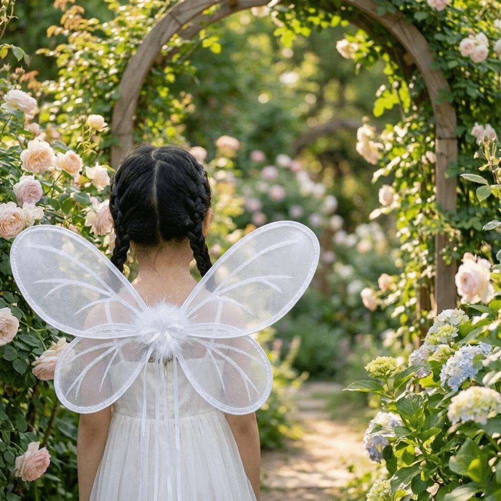 Handmade Fairy Butterfly Wings Fantasy Dragonfly Elf Wings Creative Elf Wings Costume  Children