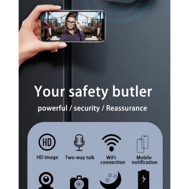 Outdoor home wifi wireless video doorbell with wifi camera uk waterproof and monitor