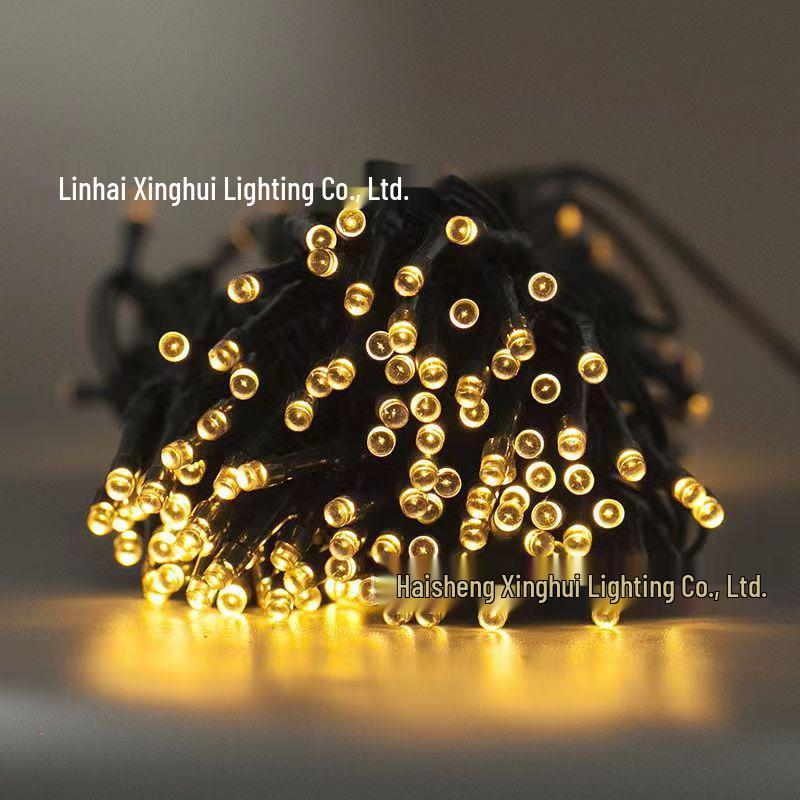 Outdoor LED Solar Crystal Ball String Lights - Waterproof Decorative Lights for Camping and Tents