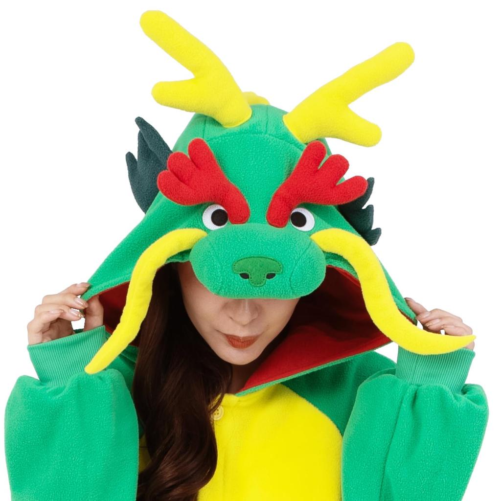 [SAZAC] Dragon Kigurumi, Adult, Fleece, Animal, 2024 Zodiac Sign, 2937