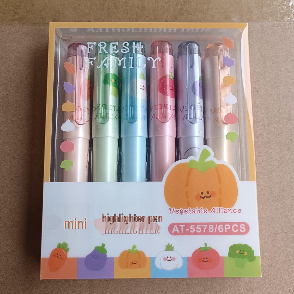 Sanrio Cute Cartoon Highlighters: Eye-Friendly Journal Markers for Students