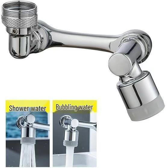 Rotating Faucet Extender with Anti-Splash Aerator